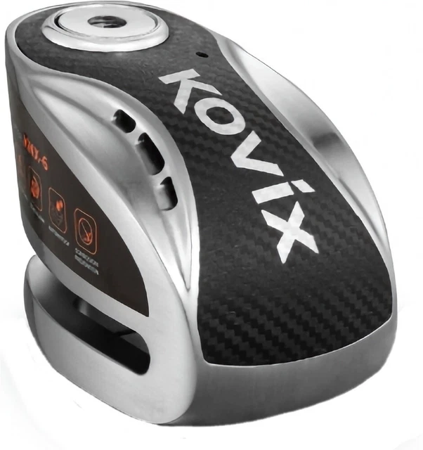 Serratura disco freno allarme Kovix KNX6 6 mm pin acciaio inox