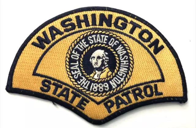 Washington State Patrol Police Patch  5" -older version