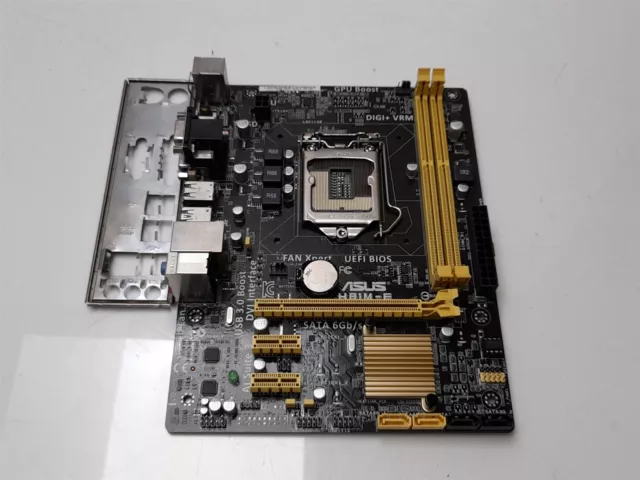 ASUS H81M-E Socket LGA1150 DDR3 Micro ATX Motherboard With I/O Shield