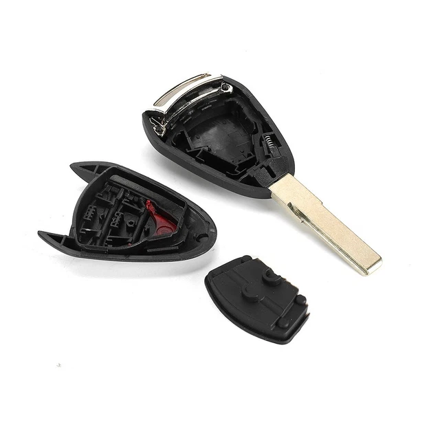 Remote Key Replacement 3 Button Key Case for Porsche 911 997 Boxster 987 Cayman