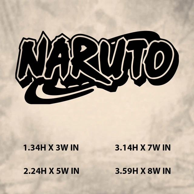 NARUTOANIME DECAL STICKER Car Window Laptop Tablet Wall Locker 3 3