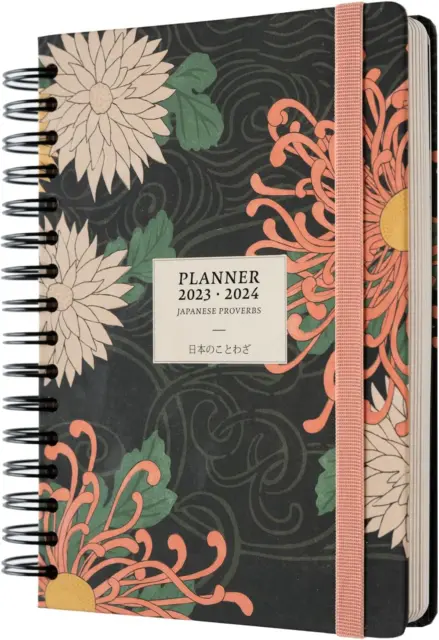 AGENDA GIORNALIERA 2023-2024 Japanese Proverbs, Daily Planner 12 Mesi,  Format EUR 27,99 - PicClick IT