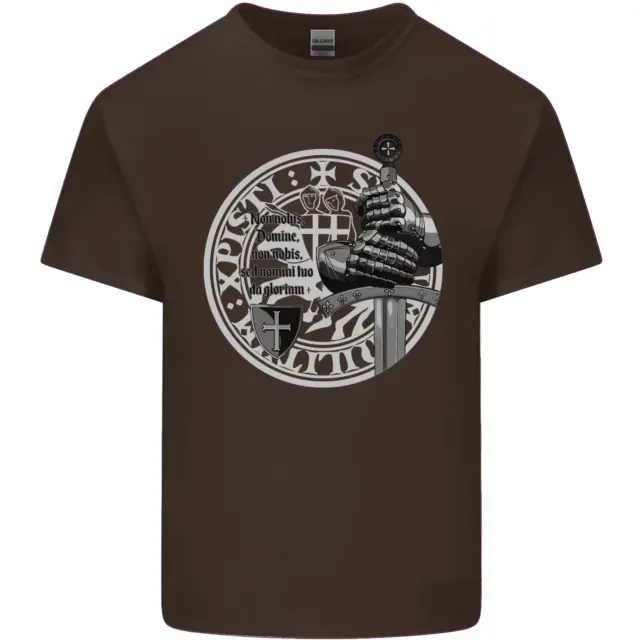 T-shirt top Non Nobie St Georges Day Knights Templar da uomo cotone 8