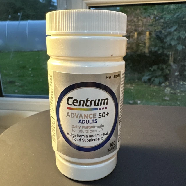 CENTRUM ADVANCE 50+ Adults Multivitamin Mineral Food Supplement 100