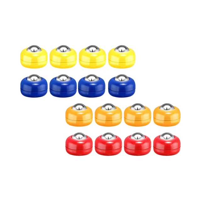 Lot De 32 Palets De Jeu De Curling De Table – Rouge Et Bleu Pour Des Heures De Plaisir