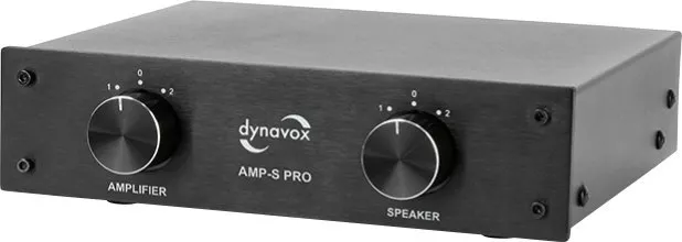 Dynavox AMP-S Pro Verstärker Lautsprecher Boxen Schalter Umschalter Amp Schwarz