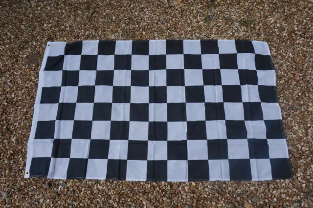 165 Drapeau Damier Courses Formule 1 Kart    90X150  Avec Oeillet De Fixation