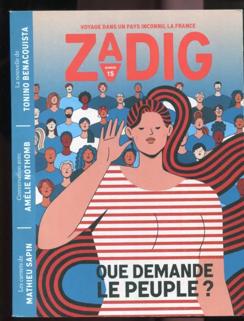 LIVRE REVUE MAGAZINE  ZADIG Que demande le peuple  N° 15