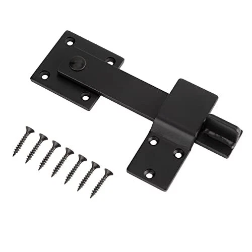 CHIJANE 6" Flip Farm Gate Latch Solid Barn Door Lock Flip Latch Fence Hardwar...