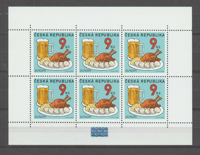 S36146 Tschechische Rep.2005 Europa Cept MNH Ms Gastronomie