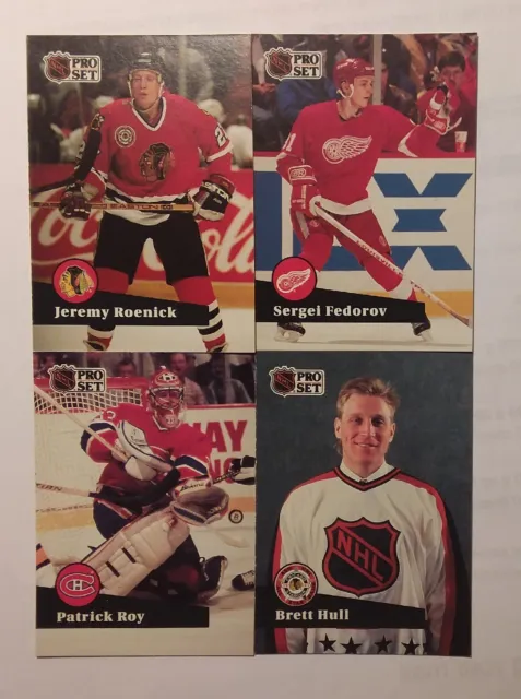 1991-92 PRO SET HOCKEY CARD 301-550 YOU PICK BUY2,GET2 FREE Read The Description