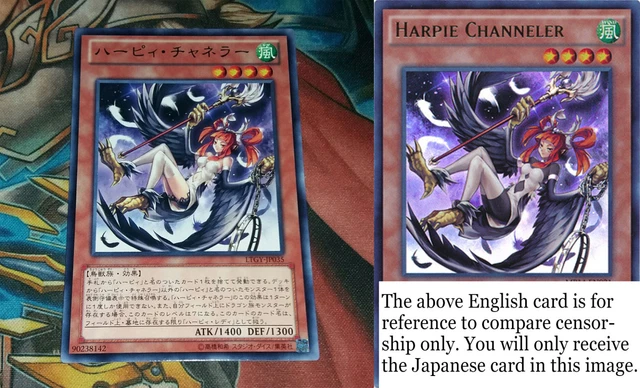 YUGIOH HARPIE CHANNELER - Rare - Uncensored Japanese "Sexy" - LTGY-JP035 -  NM 5.30 - PicClick UK