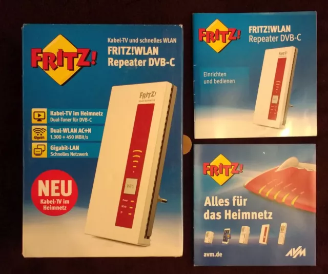 FRITZ!Repeater DVB-C (oder UNGENUTZTE FRITZ!Box Cable) - siehe Text