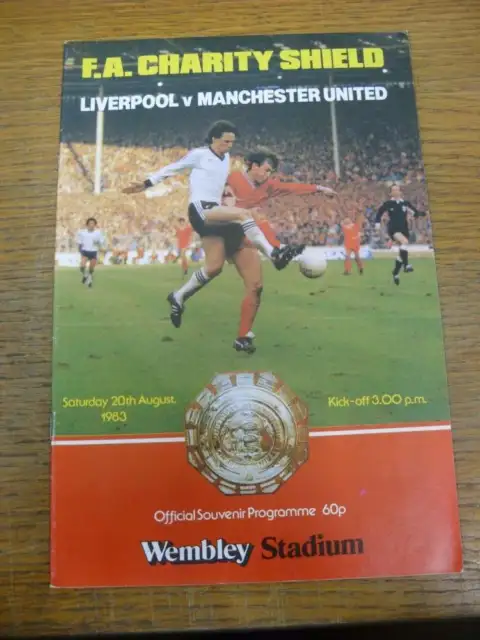 20/08/1983 FA Charity Shield: Liverpool v Manchester United [At Wembley]