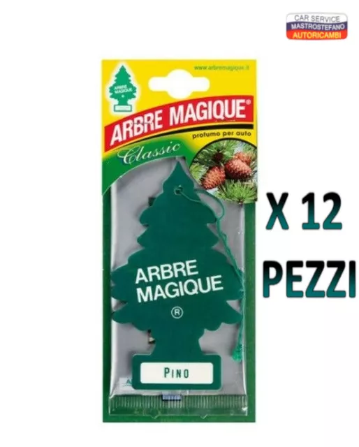 Arbre Magique PINO deodorante per auto Profumo della natura Confezione da 12 pez