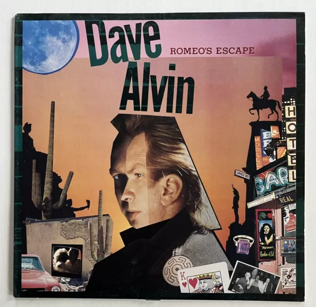 Dave Alvin – Romeo's Escape - Vinyl Promo LP - Roots / Country Rock / Rock