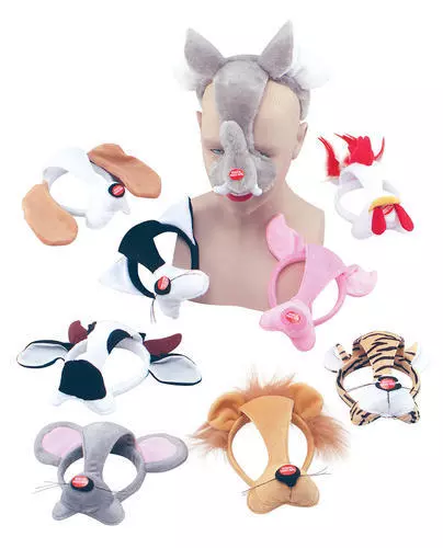 Plastic Animal Mask - Fun Children's Fancy Dress Accessory