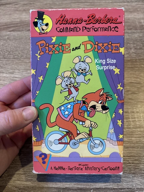 PIXIE AND DIXIE King Size Surprise VHS Tape 1990 Hanna Barbera Animated PIXIE AND DIXIE King Size Surprise VHS Tape 1990 Hanna Barbera Animated