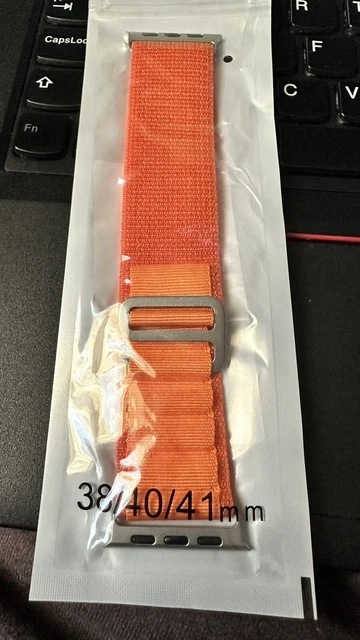 Apple Watch Ultra Strap ORANGE ALPINE LOOP 38/40/41mm - Not Genuine