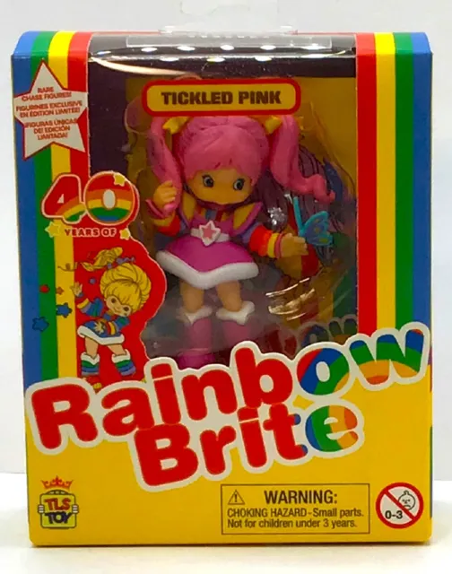 (1) TICKLED PINK Rainbow Brite 40th Anniversary 2.5" Mini Figure FREE SHIPPING