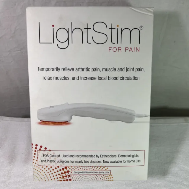 (NUEVO) Terapia de luz LED de mano LightStim para el dolor para la artritis músculos articulaciones