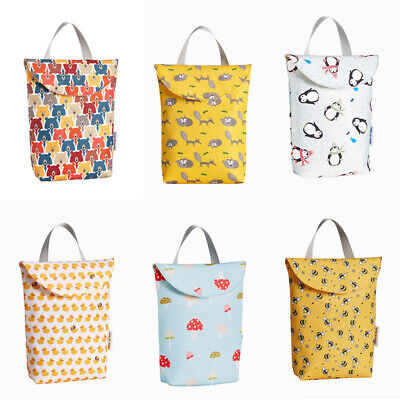 Baby Diaper Caddy Multifunctional Reusable Waterproof Fashion Prints Wet/Dry Bag