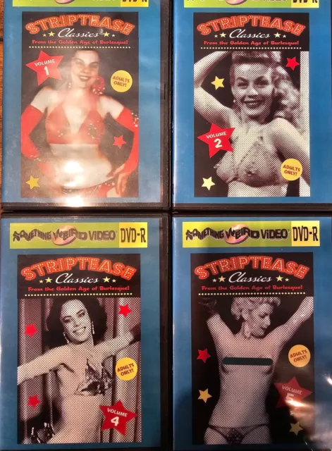 Striptease Classics vol. 1, 2, 4, 5 (DVD) - Something Weird Video