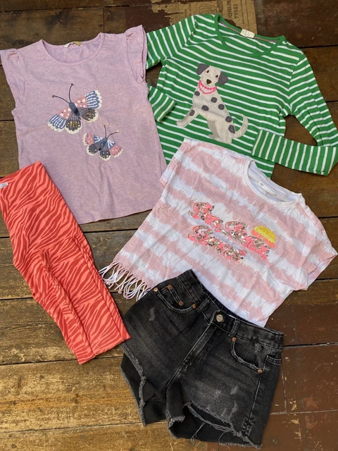 Girls Bundle Age 9-10 Years Tshirt Shorts Mini Boden M&S John Lewis Zara Legging