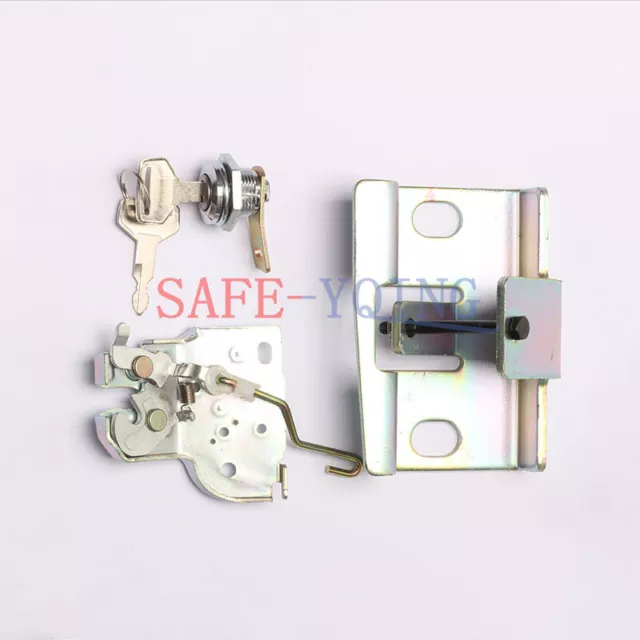 Cover Lock Set Hood Lock assembly Fit Kobelco SK65 SK75-8 Excavator Engine New
