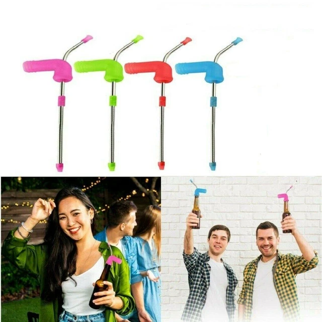 PORTABLE BEER SNORKEL ,Beer Funnel, Beer Chugger, Party Games, Fast