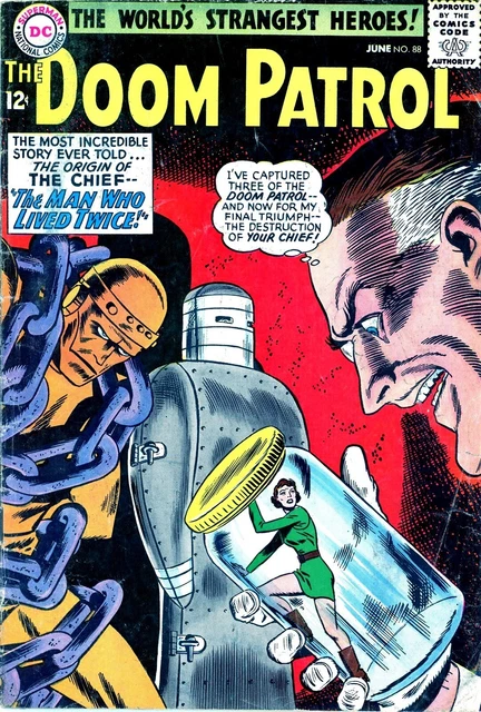 Doom Patrol #88 (1964) Origin of the Chief DC Comic Book!