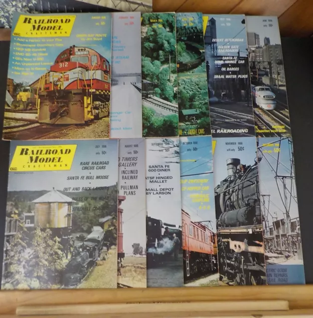 Eisenbahn Modellhandwerkermagazin Gesamtjahr 1968 12 Ausgaben