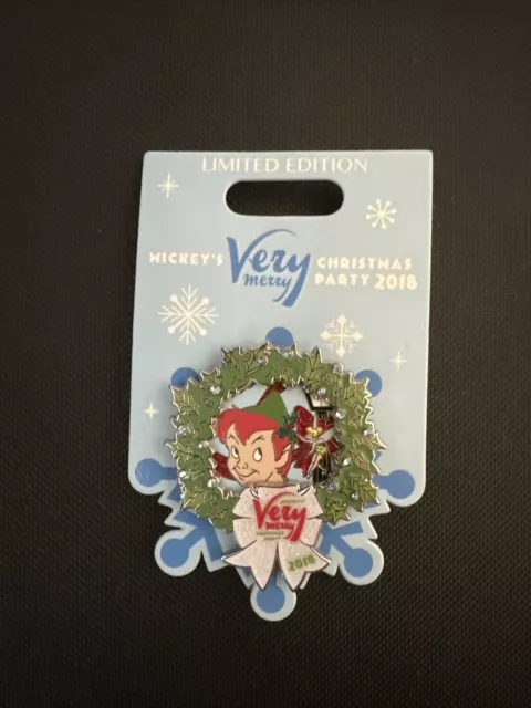Disney Parks Mickey’s Very Merry Christmas Party 2018 Pin Peter Pan TinkerBell