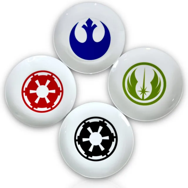 Juego de 4 símbolos de rebelión para ensalada de cerámica de Disney Star Wars de Vanor