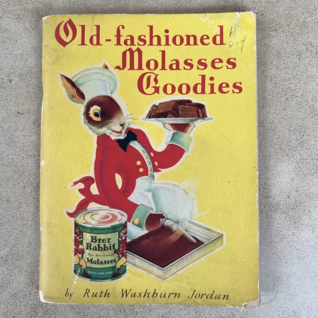 Brer Rabbit Old Fashioned Molasses Goodies Ruth Washburn Jordan Cookbook 1932
