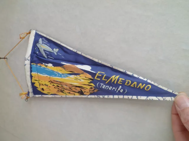 Ancien fanion - EL MEDANO - TENERIFE - 26 cm