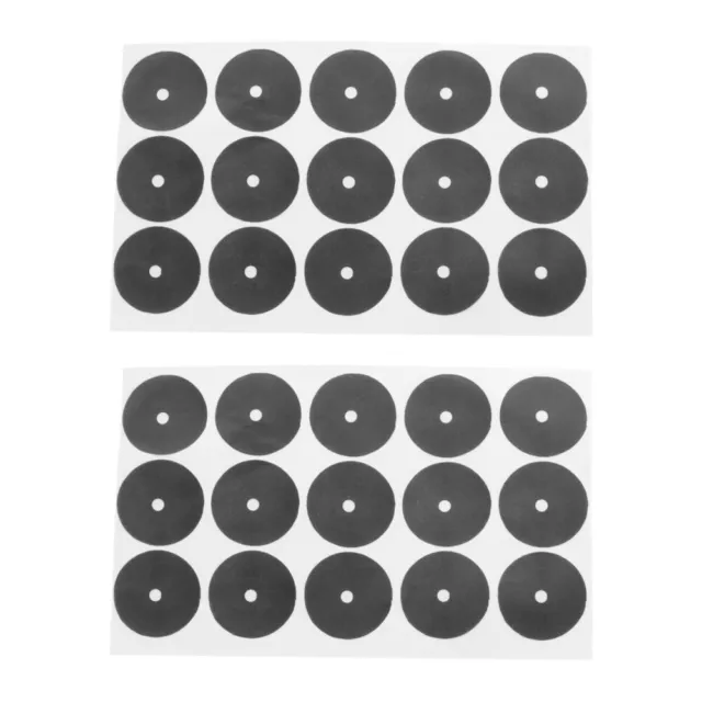 2 Sheets Billiard Billiard Black Spot Pool Table Spots Stickers Table Tennis
