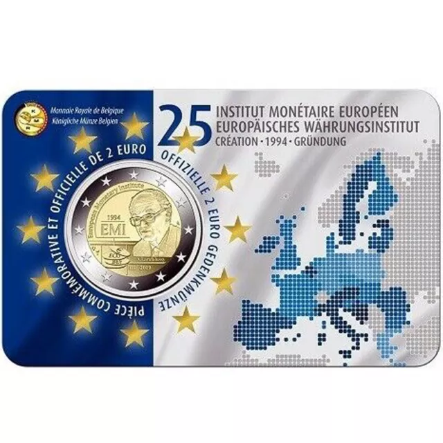 Belgique Commémorative 2019 PC Européenne Währungsinstituts Coincard Fr