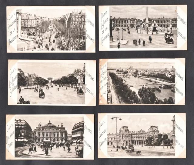 Views of Paris Stollwerck Ser 73 German Card Set 1898 Opera House Champs Elysees