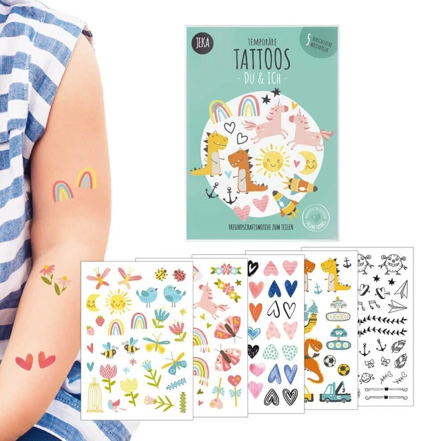 JEKA - MAL MICH BUNT - Kindertattoo Set, Du & Ich 2