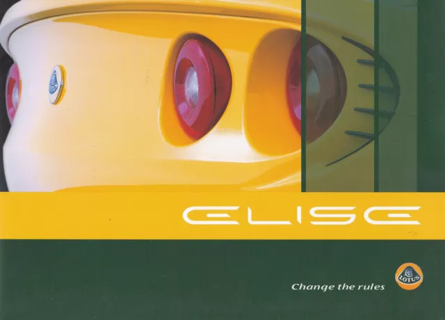 brochure 2004 LOTUS ELISE, ELISE 111S & ELISE 111R !!!____ english text_________