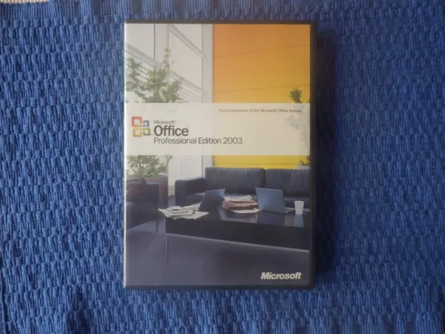 GENUINE Microsoft Office 2003 Professional Upgrade Version Software