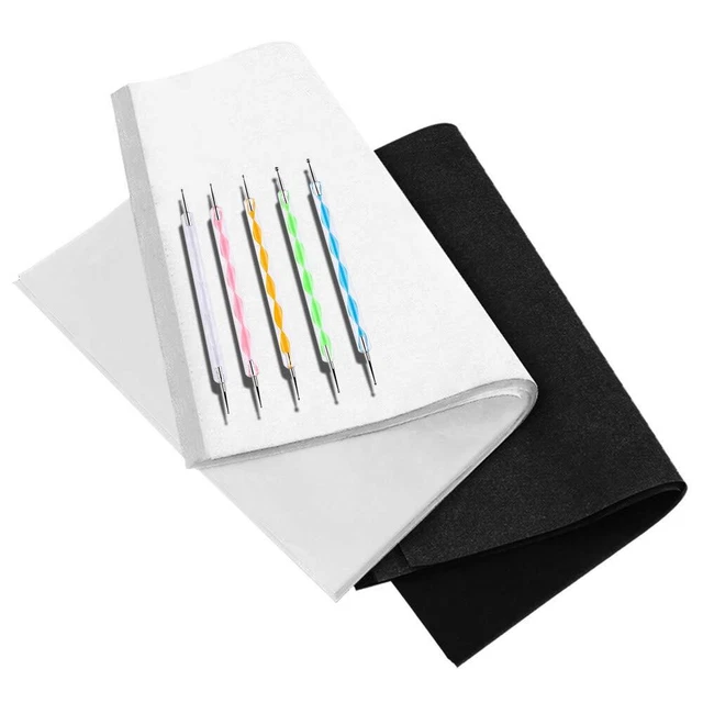 100 Sheets Tracing Paper,Carbon Graphite Transfer Paper with 5 Pieces