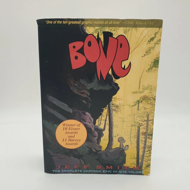 BONE THE COMPLETE Cartoon Epic In One Volume Paperback Jeff Smith ...