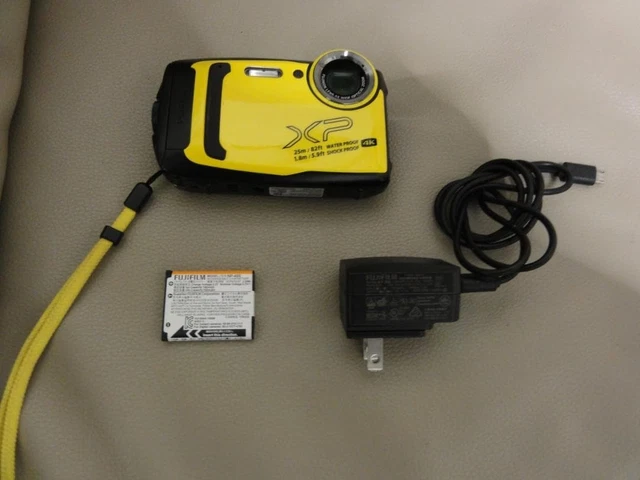 Fujifilm FinePix XP140 Jaune – Appareil Photo Hybride, étanche, Occasion