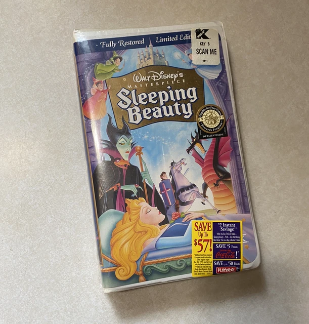 SLEEPING BEAUTY WALT Disney's Masterpiece Collection VHS Ltd Edition