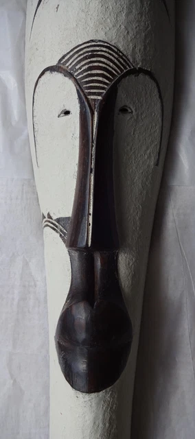 Antique Vintage African Tribal Mask Fang People Cameroon Gabon 24"