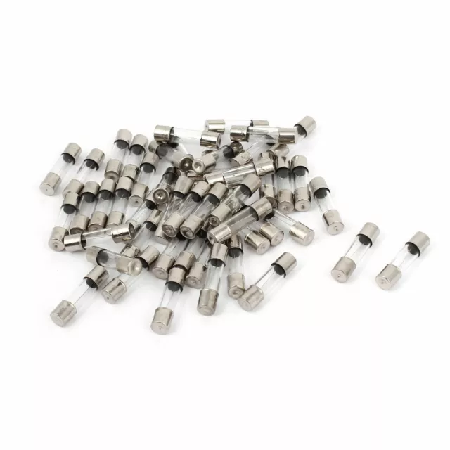 50pcs Fusibles à tube 250V 3.5A rapide Cartouche fusion rapide verre 5x20mm