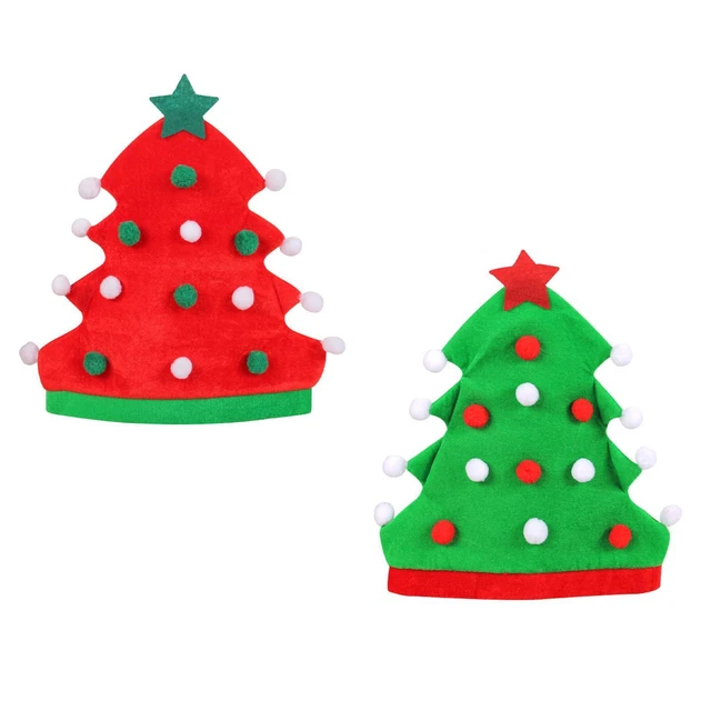 Cappello da albero di Natale in maschera per foto, accessori per costumi da