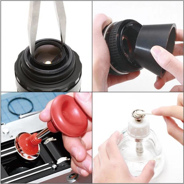 Japan Hobby Tool Old Lens Maintenance Kit set of 4 Tool for Cleaning Junk Lenses